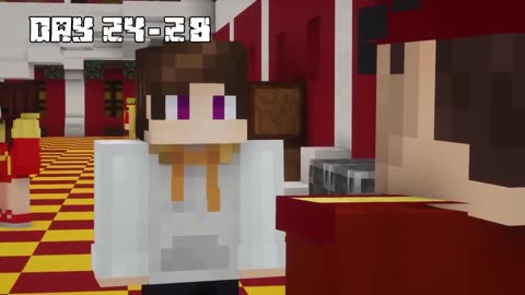 I Survived 100 DAYs in MCDONALDS in HARDCORE Minecraft!