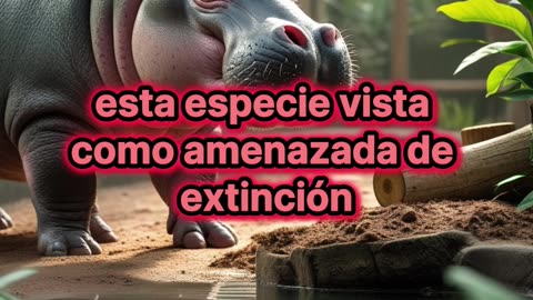 Un hipopótamo pigmeo estableció un récord mundial.