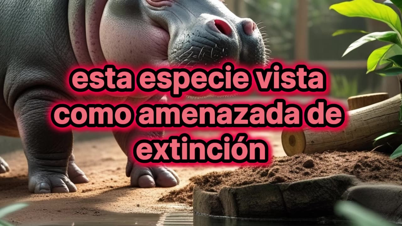 Un hipopótamo pigmeo estableció un récord mundial.