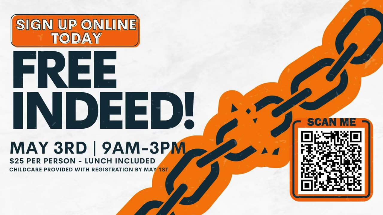 Free Indeed Seminar Promo