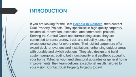 Best Pergola in Gosford