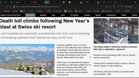 Scores Dead After Celebrating New Year's Bullshit in Switzerland Bar