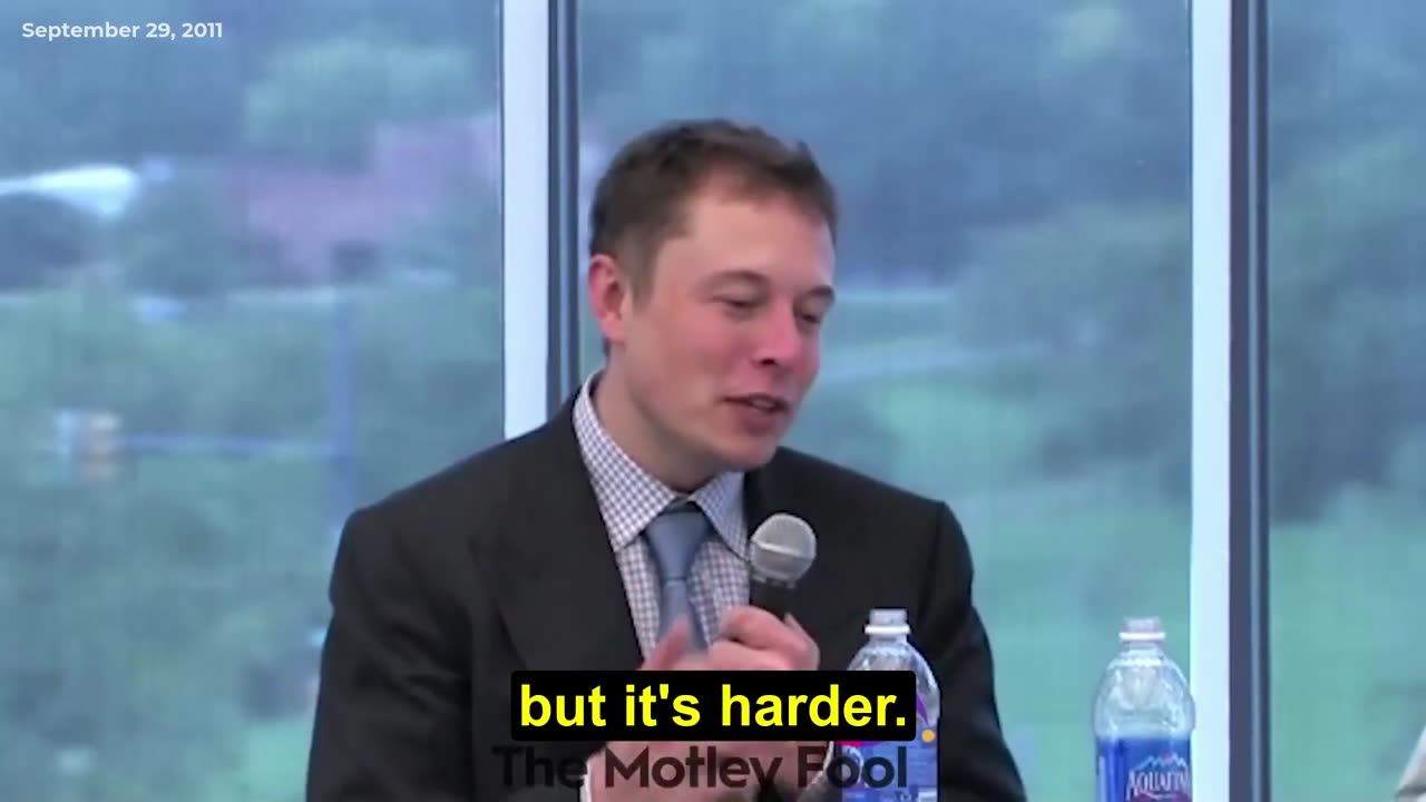 Elon Musk (2011): I'm for Smaller Government and More Free Enterprise