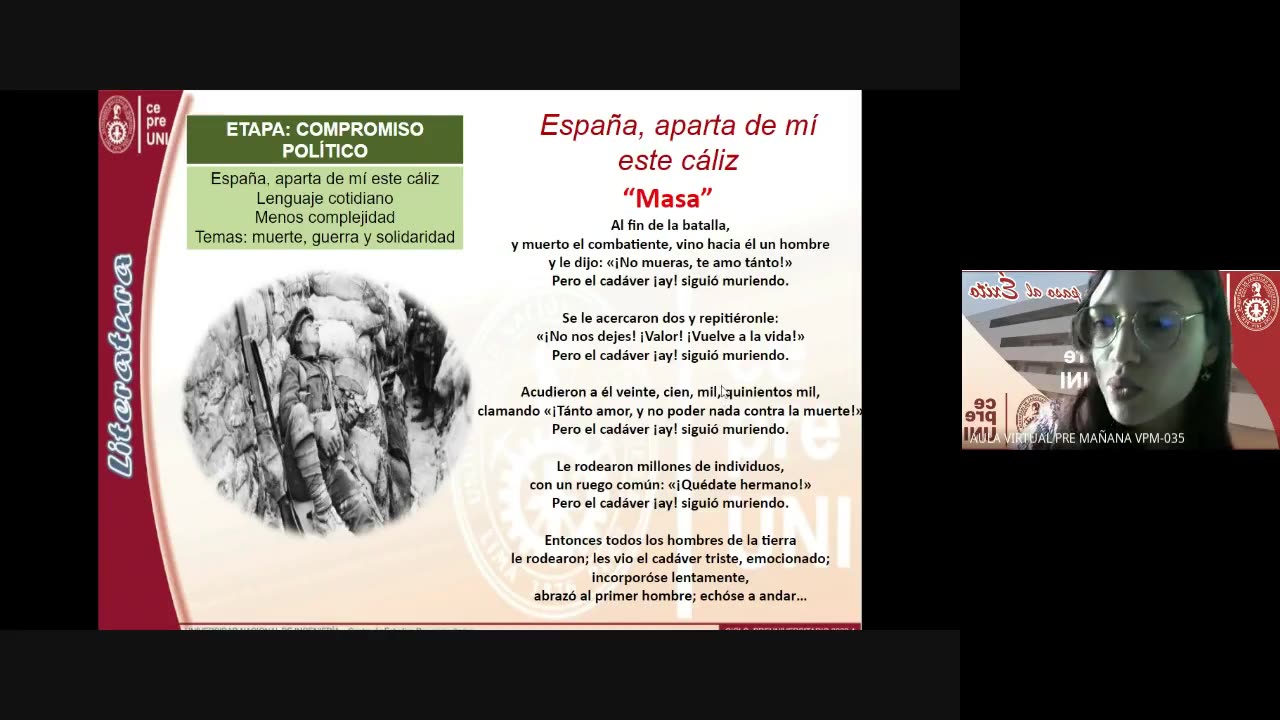 CEPRE UNI 2022 - 1 | Semana 16 | Literatura