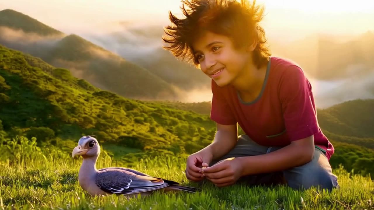 The Boy Who Found a Mysterious Bird