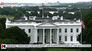 🇺🇸 President Trump Holds Peace Talks with Zelensky and European Leaders at the White House [LIVE]