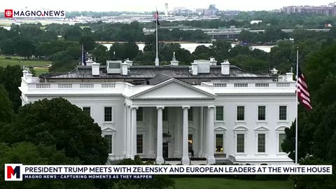 🇺🇸 President Trump Holds Peace Talks with Zelensky and European Leaders at the White House [LIVE]