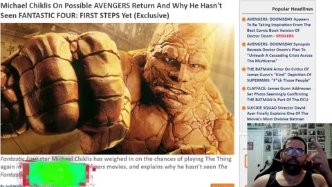 Former F4 Actor Discusses Possible Return In Avengers Movie