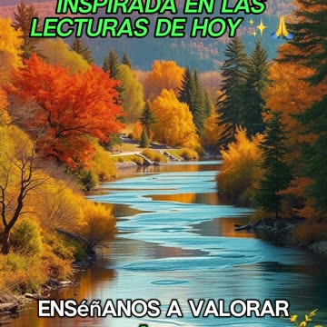 🙏✨Oración Inspirada en las Lecturas de Hoy ✨🙏