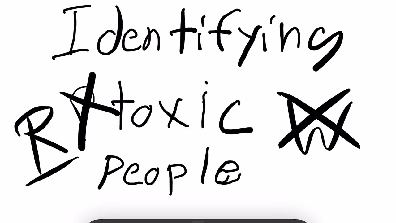 Identifying toxic people