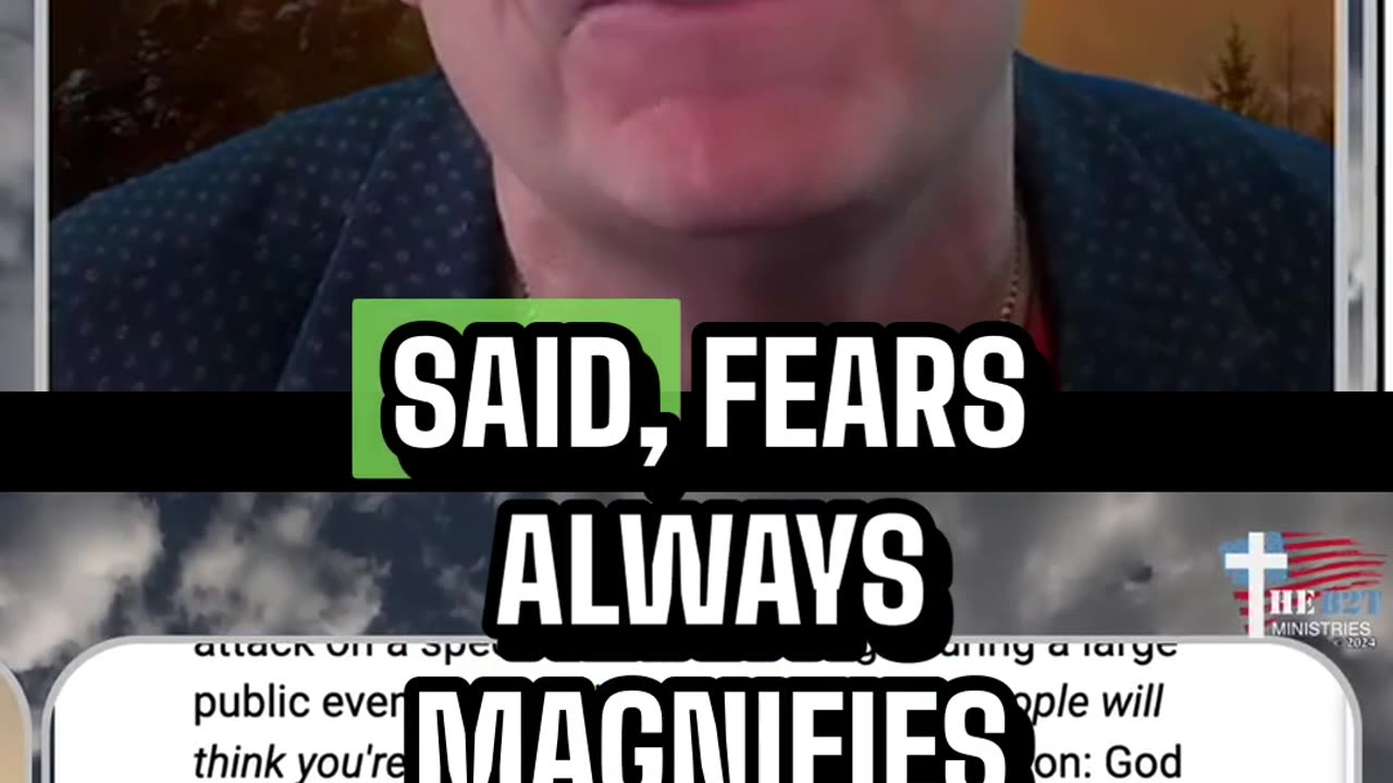 😱 Fear screamed: “Too big! They’ll call you CRAZY!” → demonic spirit trying to derail him! 🔥