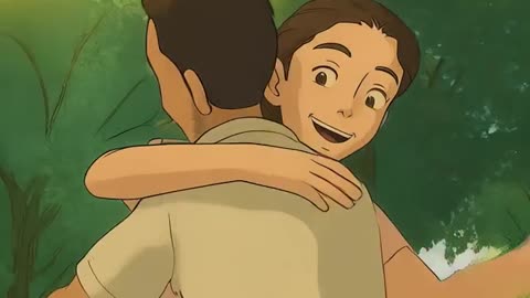 Both of them are playing & cracking jokes with each other and then huged both of them