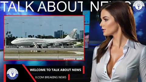 QATARI PLANE BEING PREPARED TO BE AIR FORCE ONE