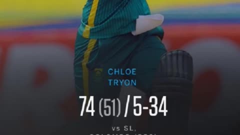 South Africa women beat Sri Lanka women by 76 runs in the 6th match of Sri Lanka Women's Tri Series