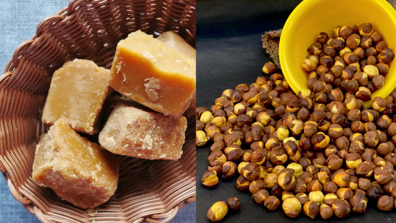 गर्मियों में गुड़ और चना एक साथ खाने के फायदे #short #health #viarl #trending