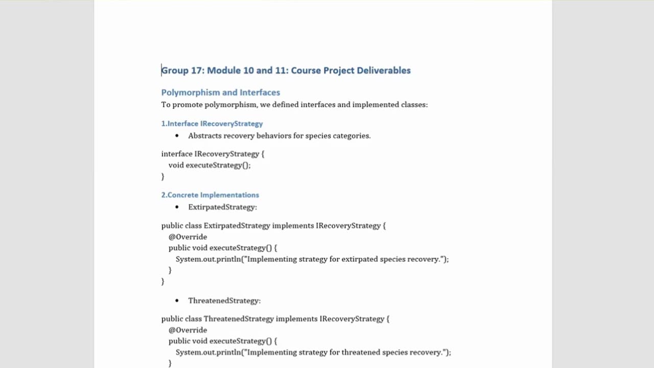 Student Work(Systems Analysis & Design)|24F_CST2234_450 |Module 10&11 Work Video| Algonquin College