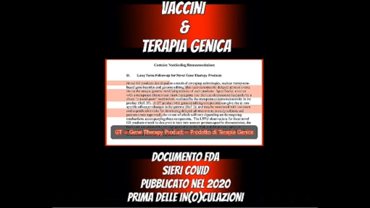 Documento della FDA pubblicato nel 2020