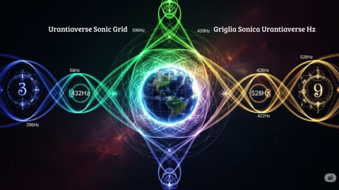 🌌 URANTIAVERSE SONIC GRID 1 Pure Core Frequency 396 + 432 + 528Hz + Earth Heartbeat | Ultimate Body