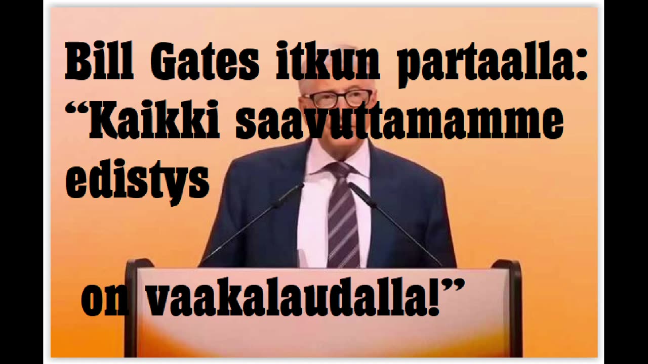 Bill Gates itkun partaalla - kaikki saavuttamamme edistys on vaakalaudalla