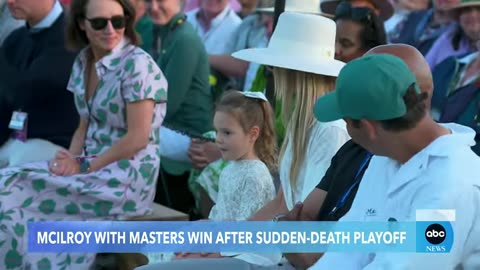 Rory McIlroy completes career grand slam with win at the Masters
