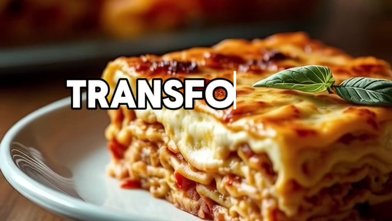 LASAGNA SAUCE TOO FLAT? (THE VODKA TRICK!) 🍸🍝✨