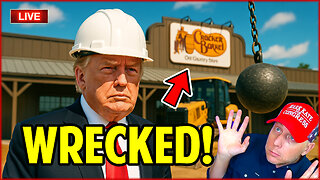 🔴 How Will Trump React to Cracker Barrel's WOKE Makeover?