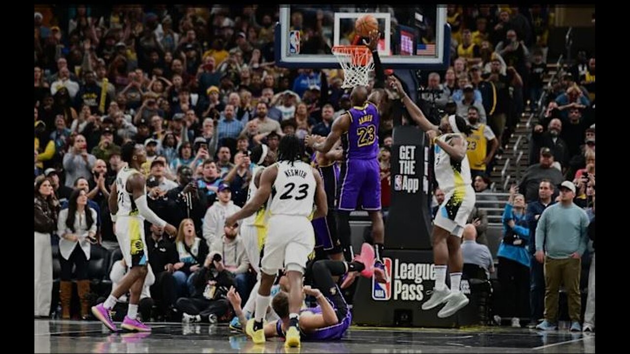 LeBron James game winning tip-in