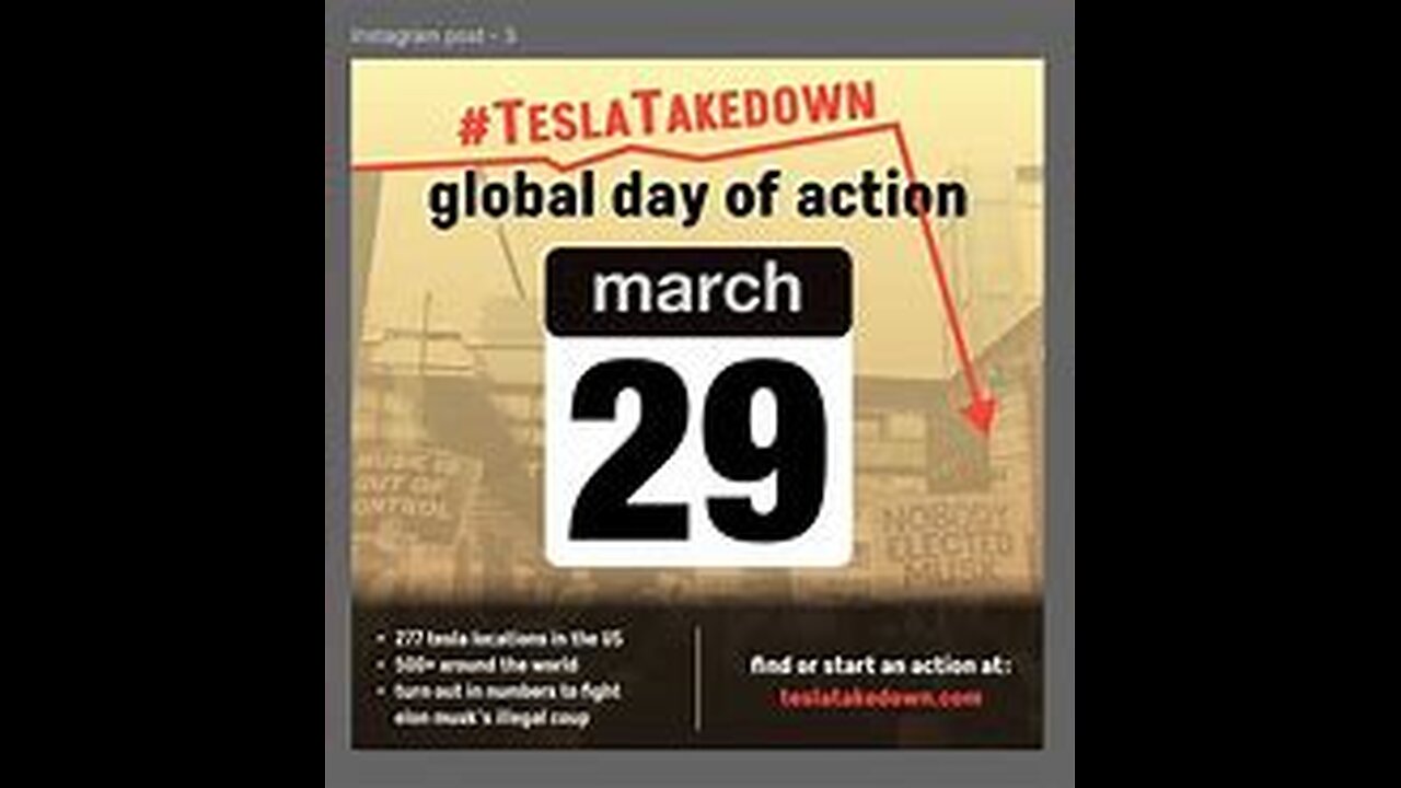 Tesla Take Down day of Protest, what a flop.