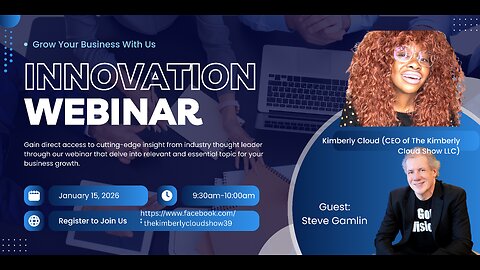 The Kimberly Cloud Show LLC featuring Steve Gamlin