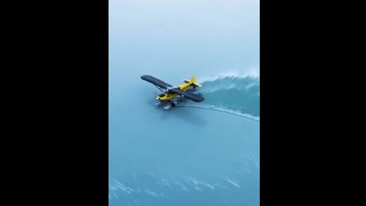 Doing Doughnuts on Ice in an Airplane