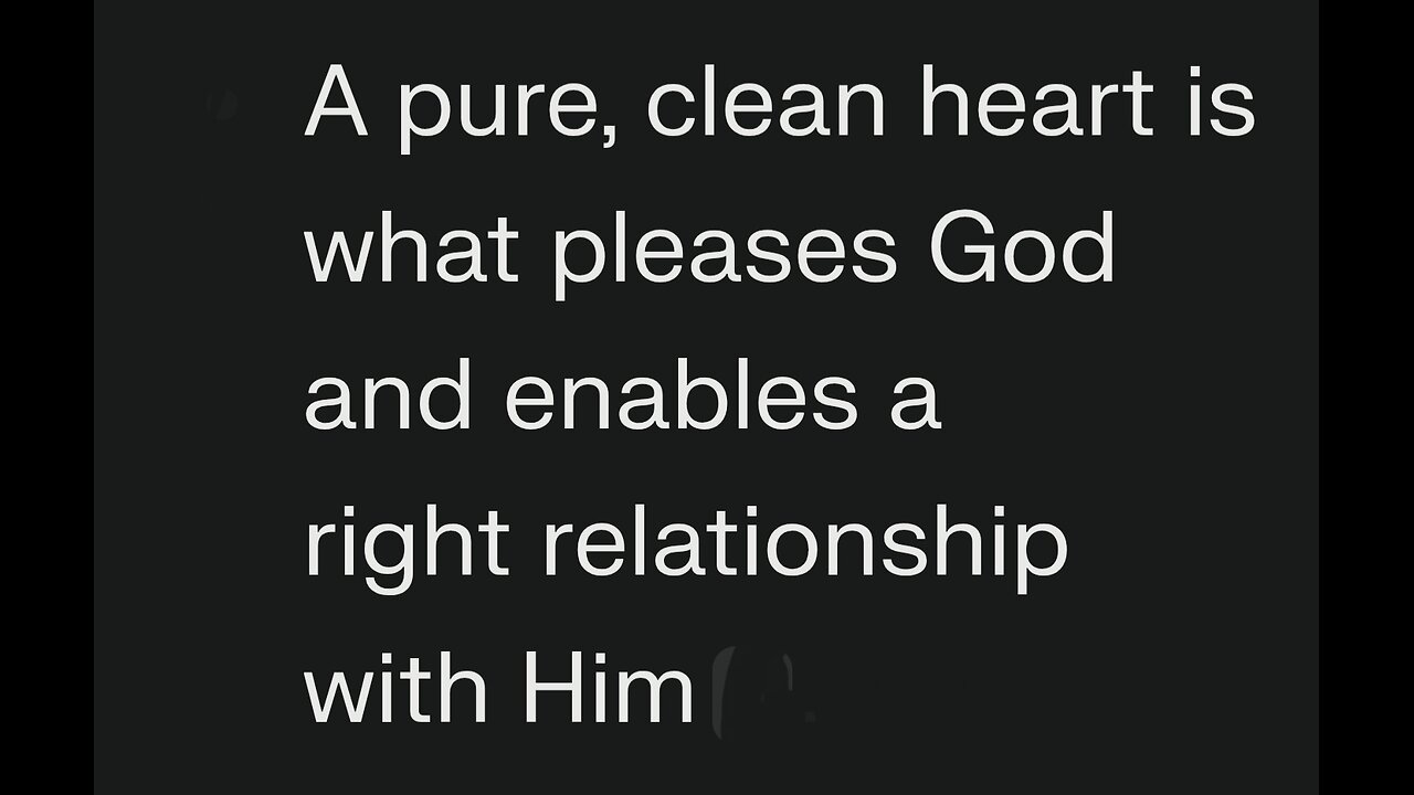 GOD is looking for the TRUE HEART