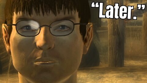 "Later."