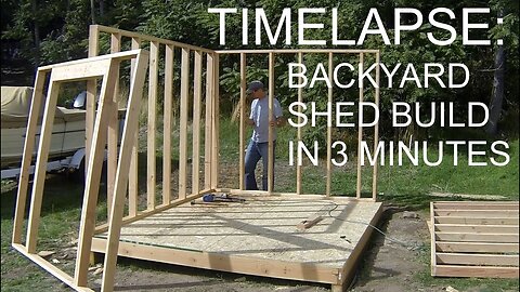 How To Build Shed in 3 Minutes