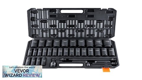 VEVOR 1/2" Drive Deep Impact Socket Set 34pcs Socket Set Metric （8-36mm） Review