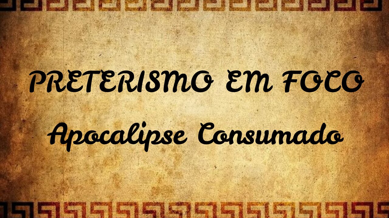 APOCALIPSE CONSUMADO