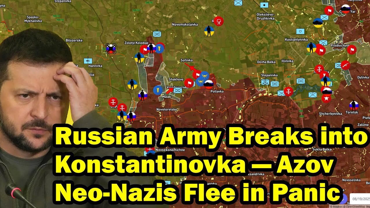 Russian Army Breaks into Konstantinovka — Azov Neo-Nazis Flee in Panic