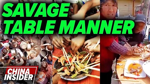 Chinese people lack manners: a further look