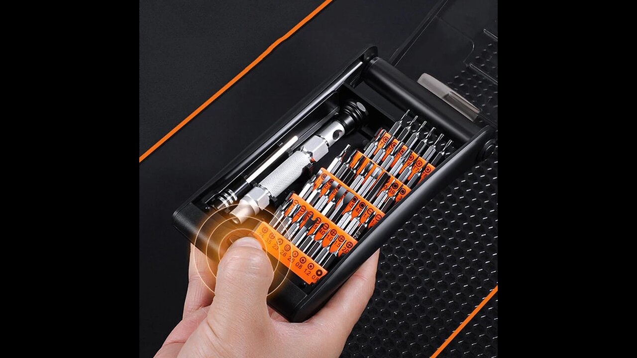 36-in-1 Screwdriver Set with Magnetic Tips, for Building, Deconstructing, and Quick Repairs