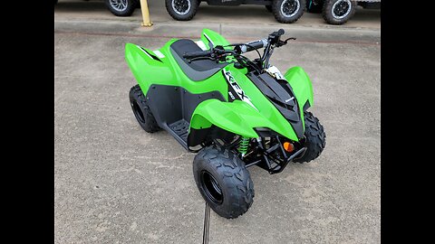 2024 KAWASAKI KFX 50 IN GREEN WALK-AROUND