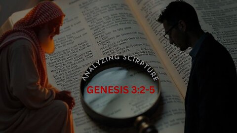 Genesis Chapter 3:2-5, Temptation in the Garden--Analyzing Scripture