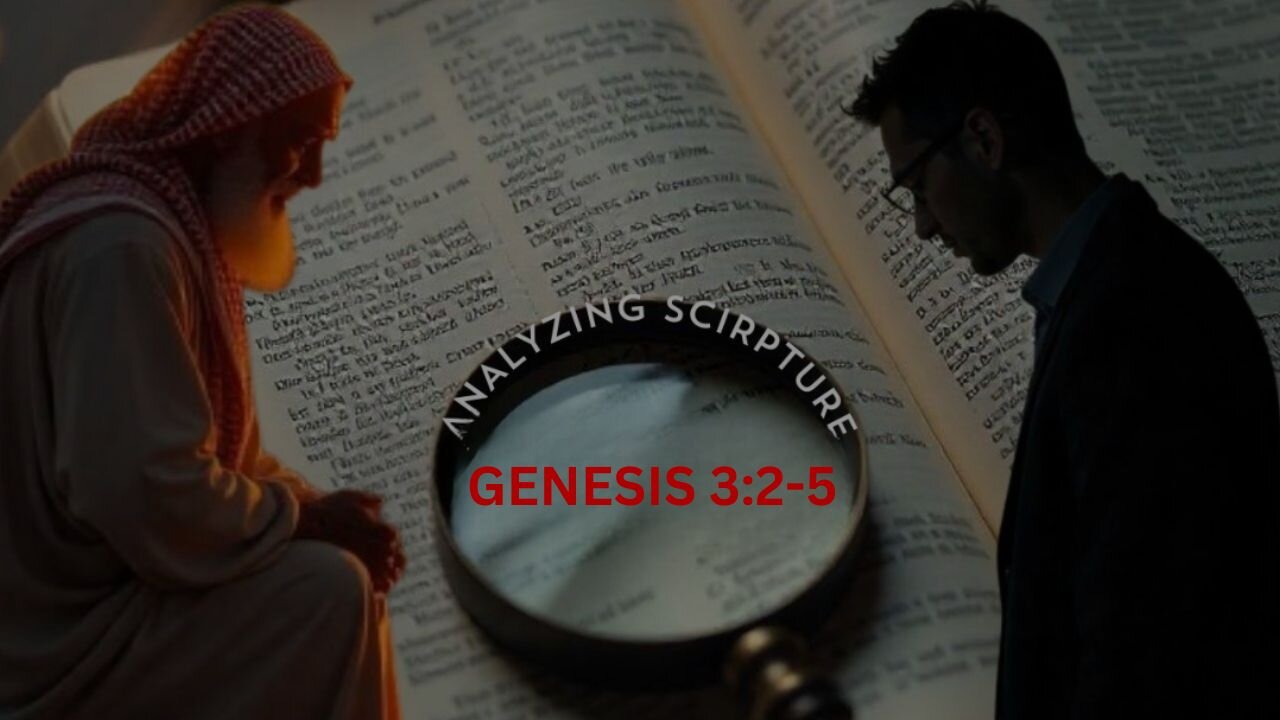 Genesis Chapter 3:2-5, Temptation in the Garden--Analyzing Scripture