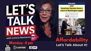 Affordability - Let's Talk News