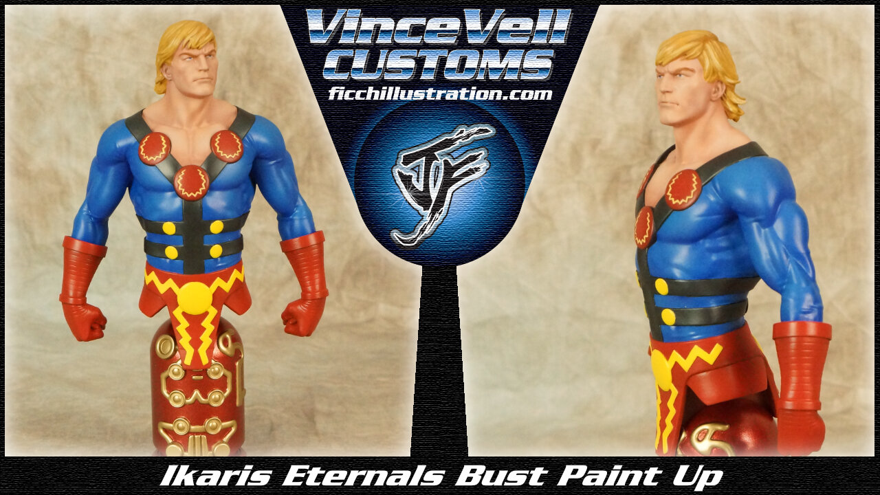 Ikaris Eternals Bust Paint Up