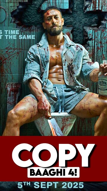 "Baaghi 4: Teaser Review, Baaghi 4 vs Animal, Copy or Coincidence?" #baaghi4 #shorts