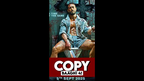 "Baaghi 4: Teaser Review, Baaghi 4 vs Animal, Copy or Coincidence?" #baaghi4 #shorts