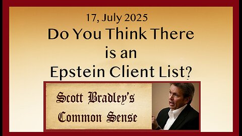 Do You Think there is an Epstein Client List?