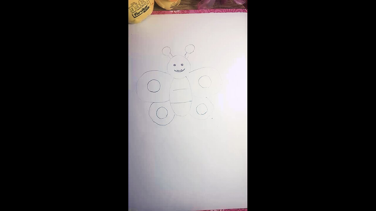 Super Easy Butterfly Drawing 🦋 | Learn to Draw Step by Step