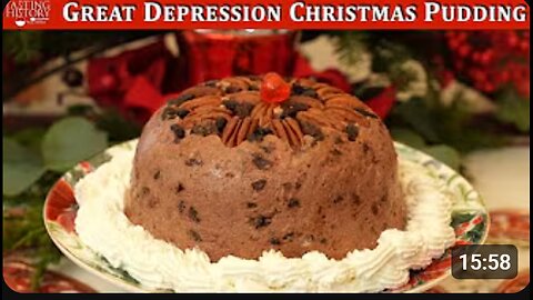 "A Depression Era Christmas 🎄 | Making Mock Christmas Pudding from the 1930s"