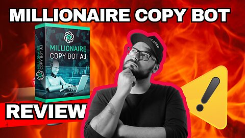 Millionaire Copy Bot Review ⚠️{WARNING} Real Or Fake? Exposed!