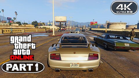 GTA Online 4K Gameplay Walkthrough Part 1